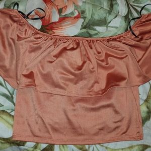 Off The Shoulder Crop Top